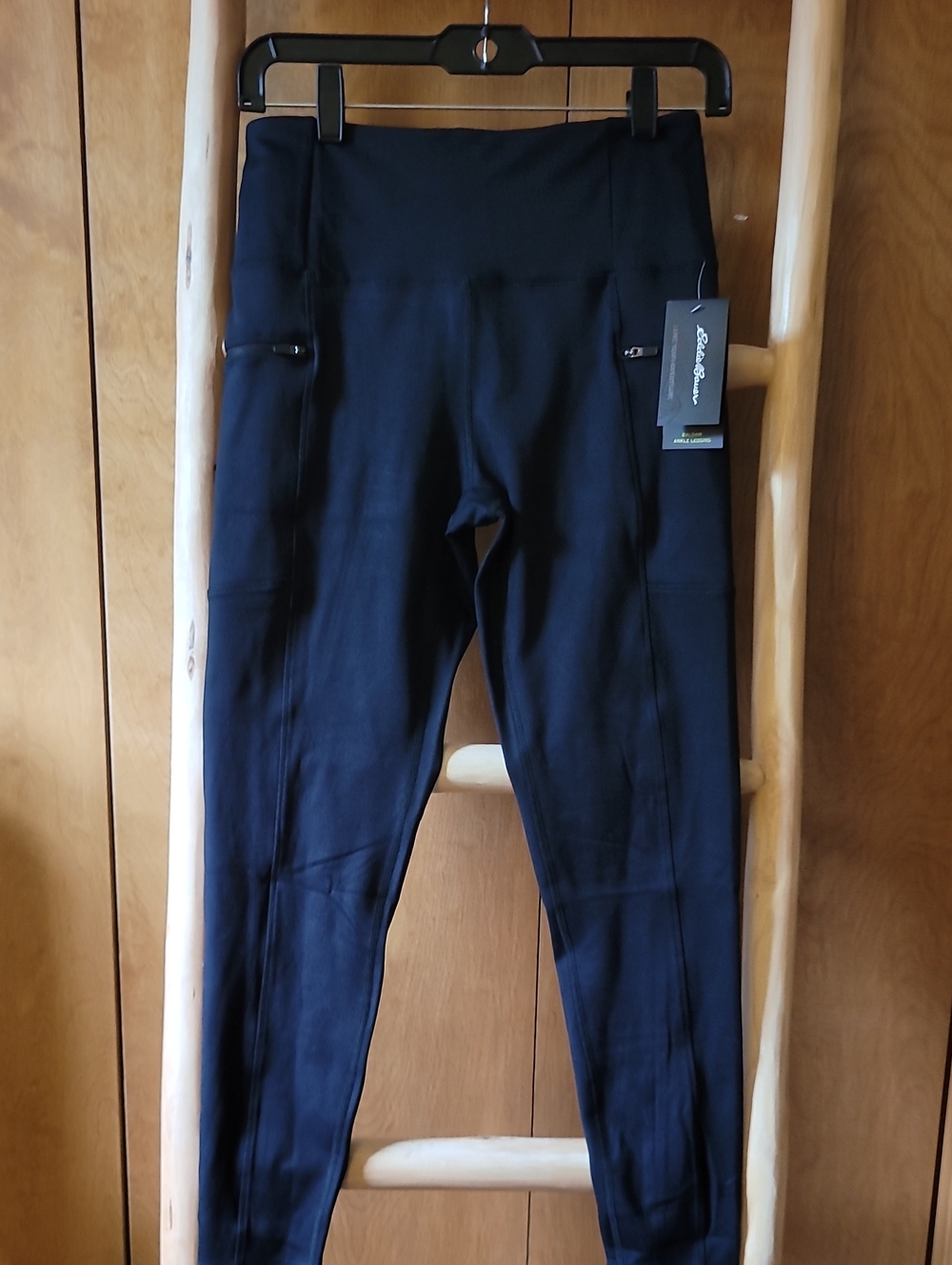 Eddie Bauer Athletic High-Rise Pocket Leggings - Black